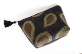 Green Leaves Makeup Bag