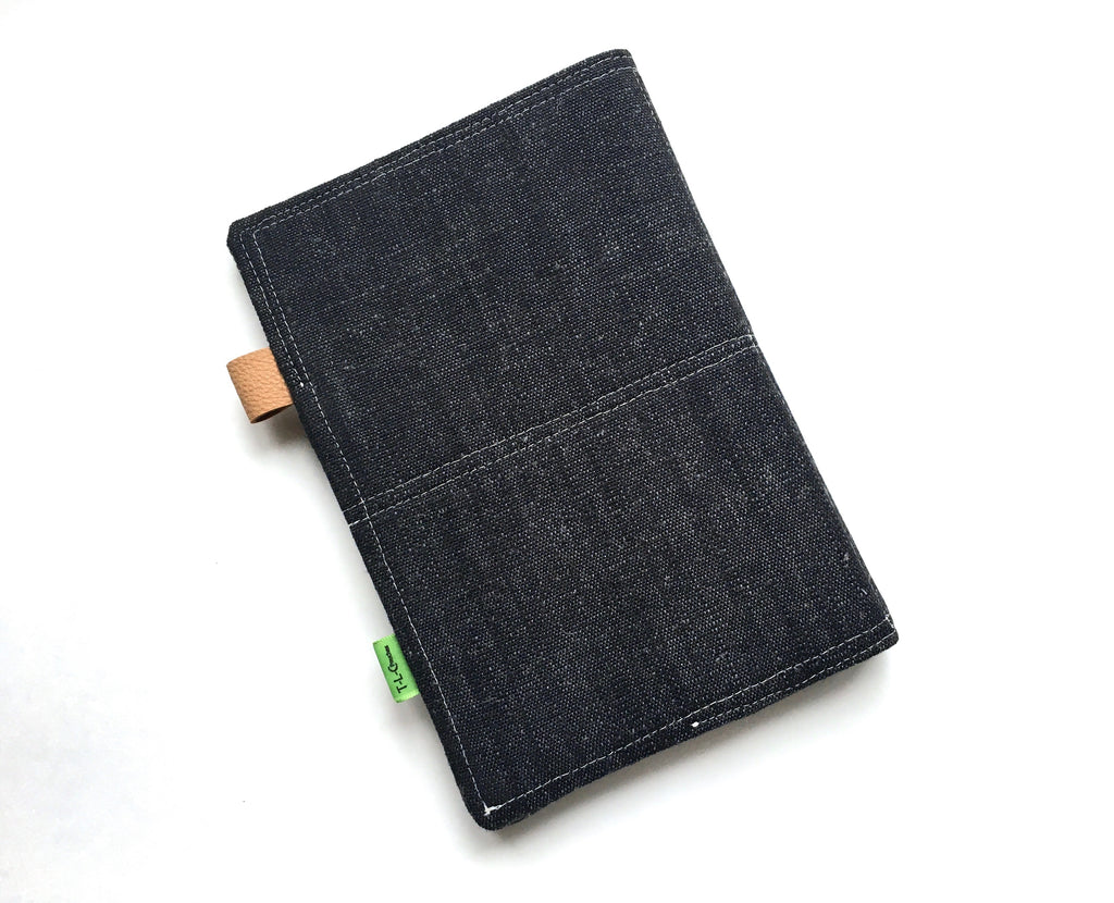 Tablet Cover - Charcoal Wool iPad Organizer