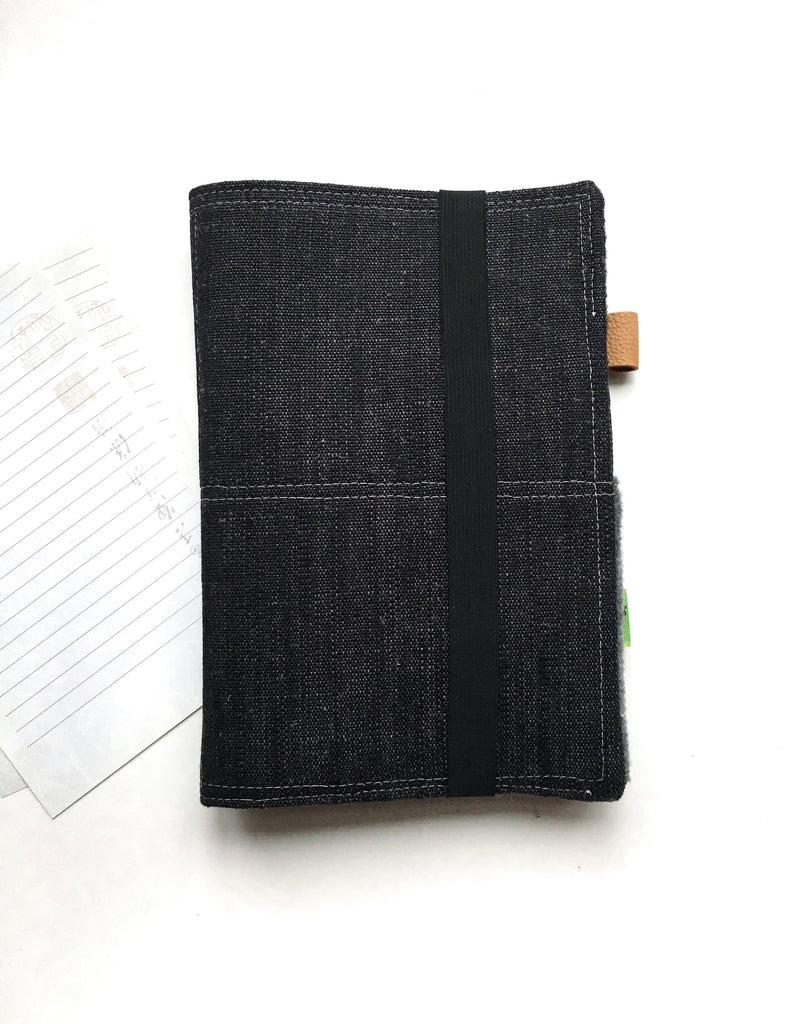 Tablet Cover - Charcoal Wool iPad Organizer